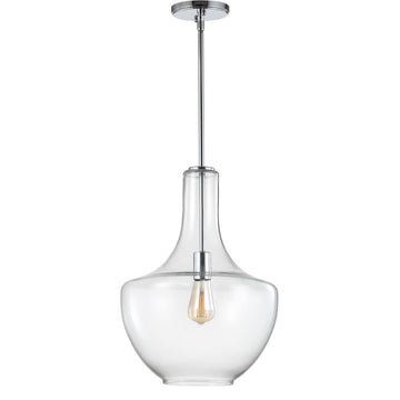 Watts Glass/Metal LED Pendant - JONATHAN Y